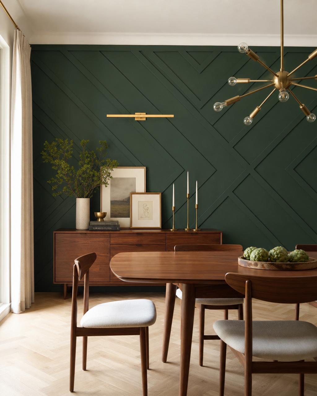Chevron Dining Room